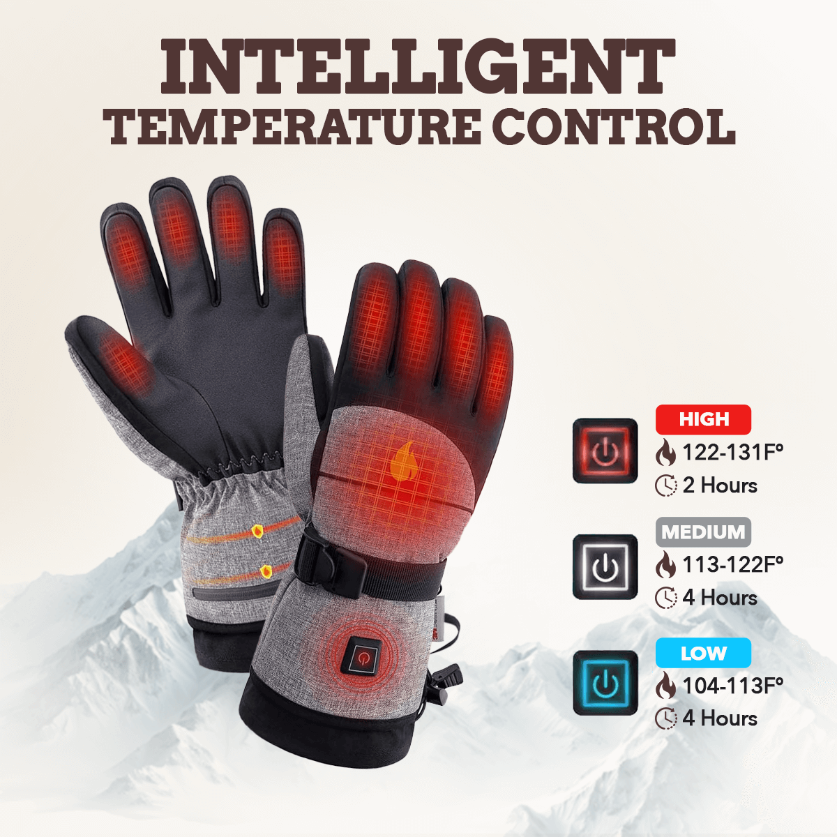 Guantes Calentados