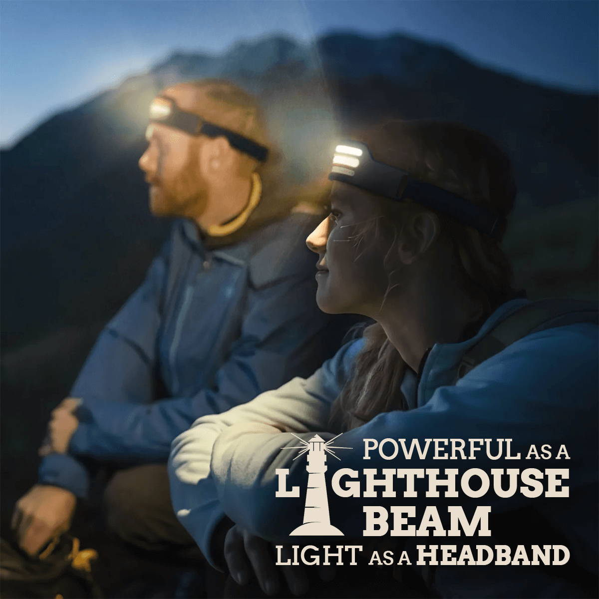 Fjällbris 1000lm LED 230° Lámpara Frontal PRO 2.0