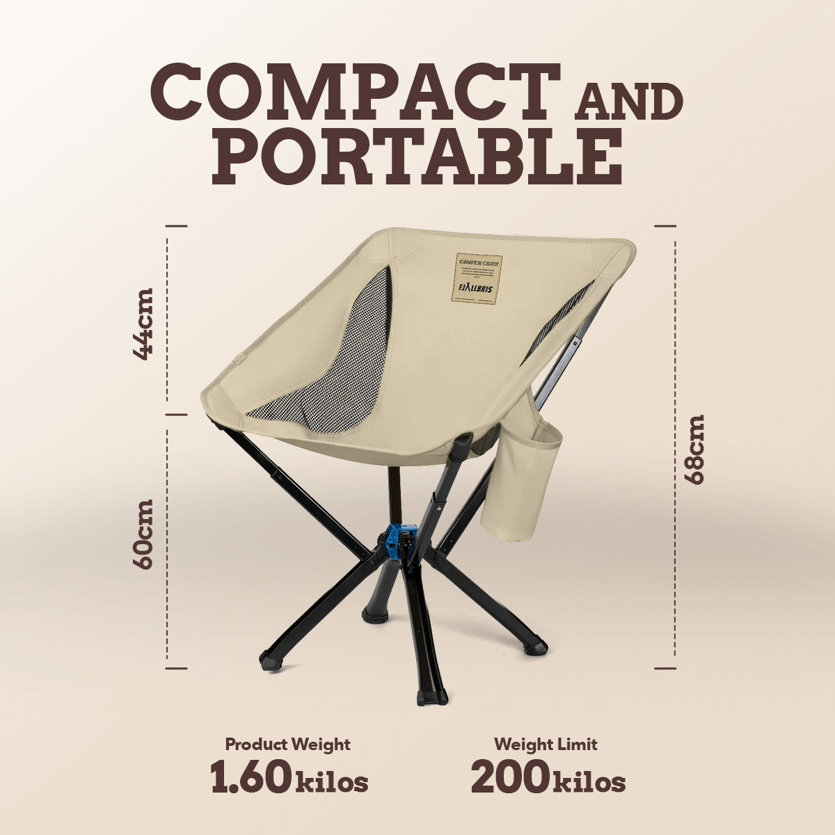 Silla portátil exterior mini