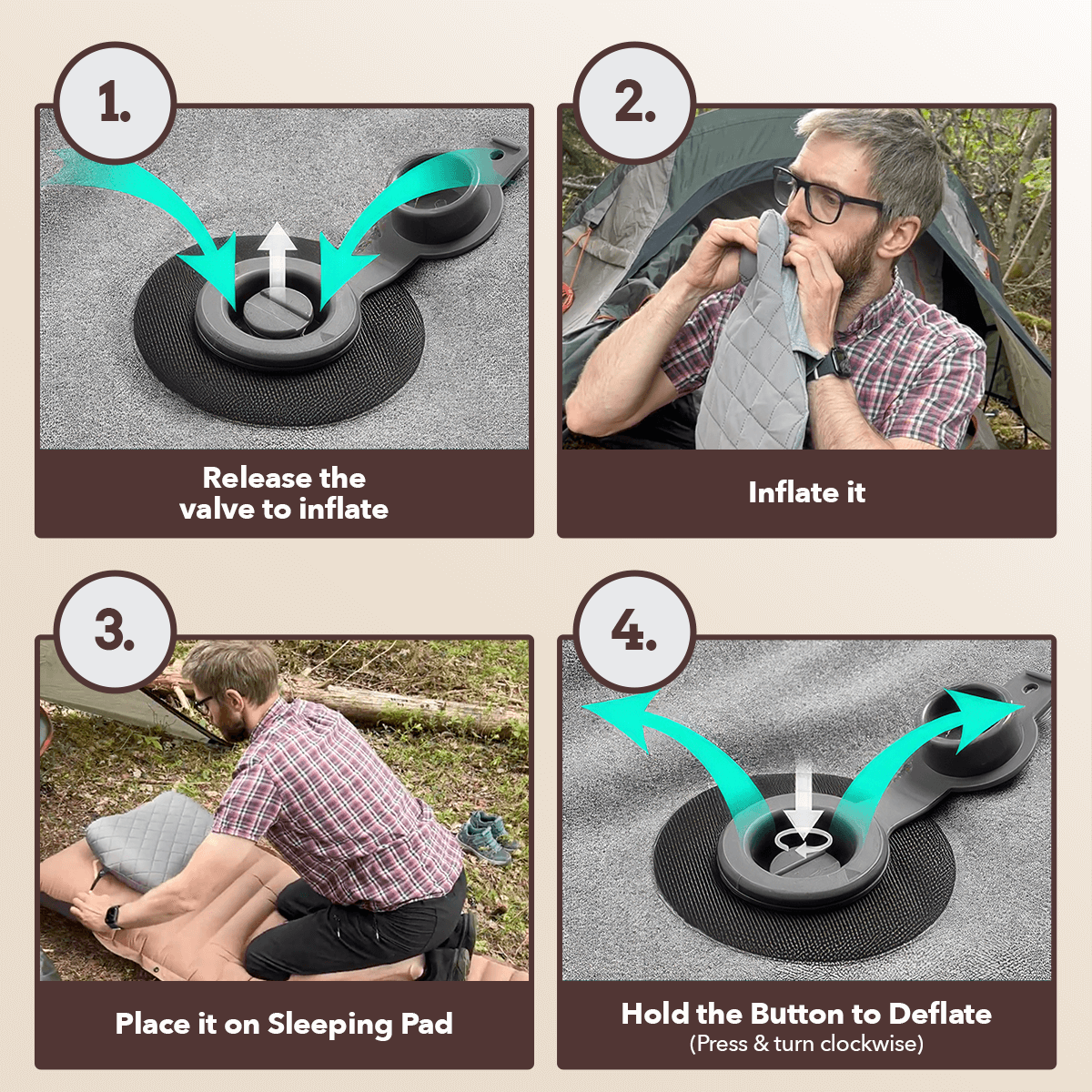 Almohada de Camping Ultra Ligera