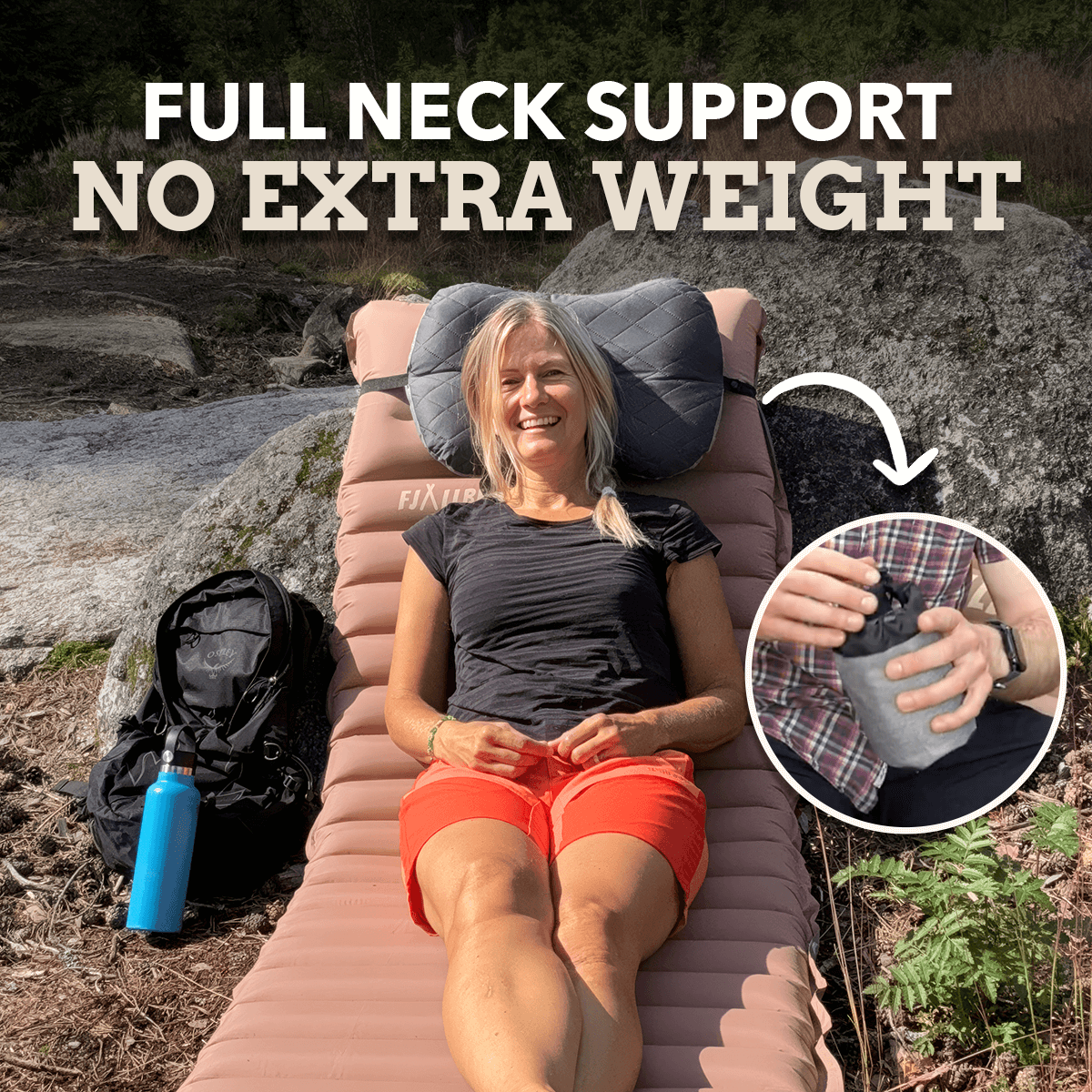 Almohada de Camping Ultra Ligera